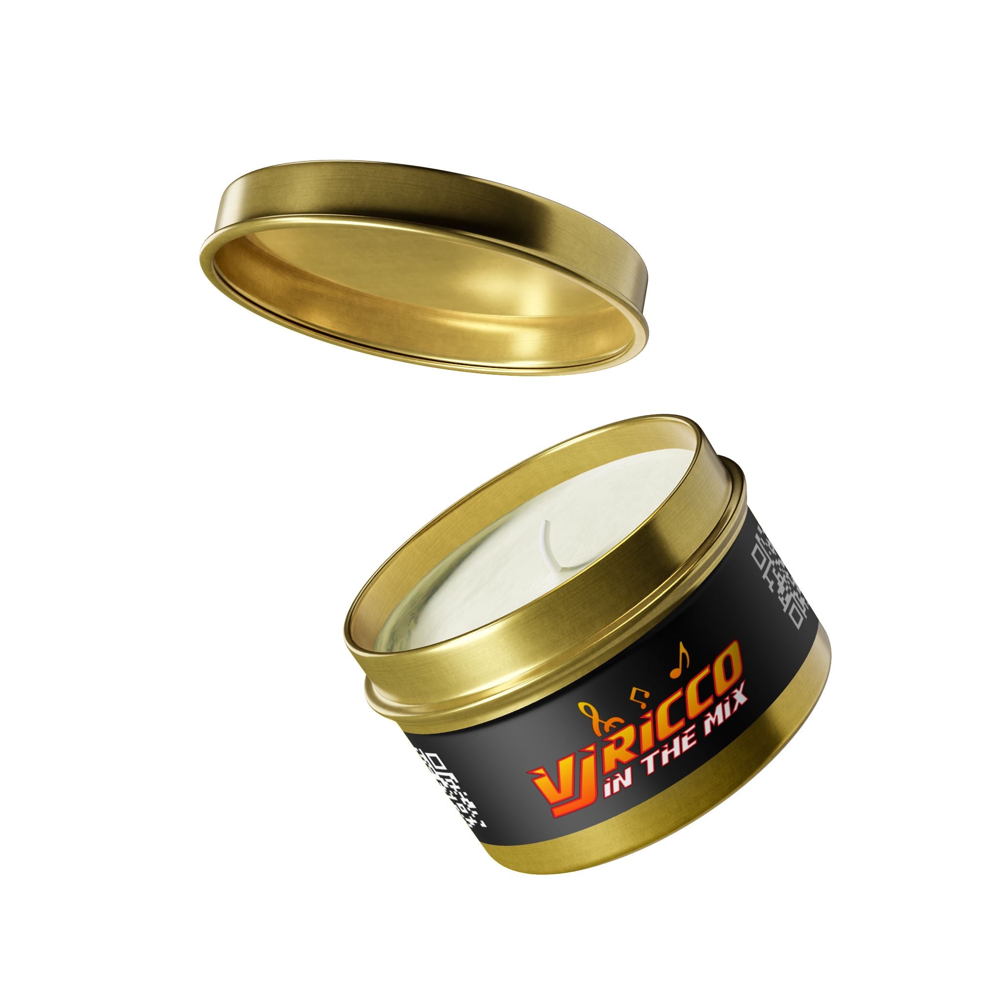 "VJ Ricco" -Themed Tin Candle - Perfect for Relaxation and Gifting